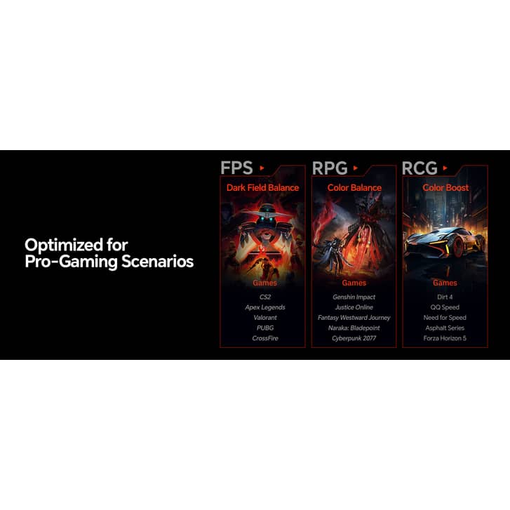 KOORUI Adaptive Sync HDR400 Widescreen Gaming Monitor — view 5