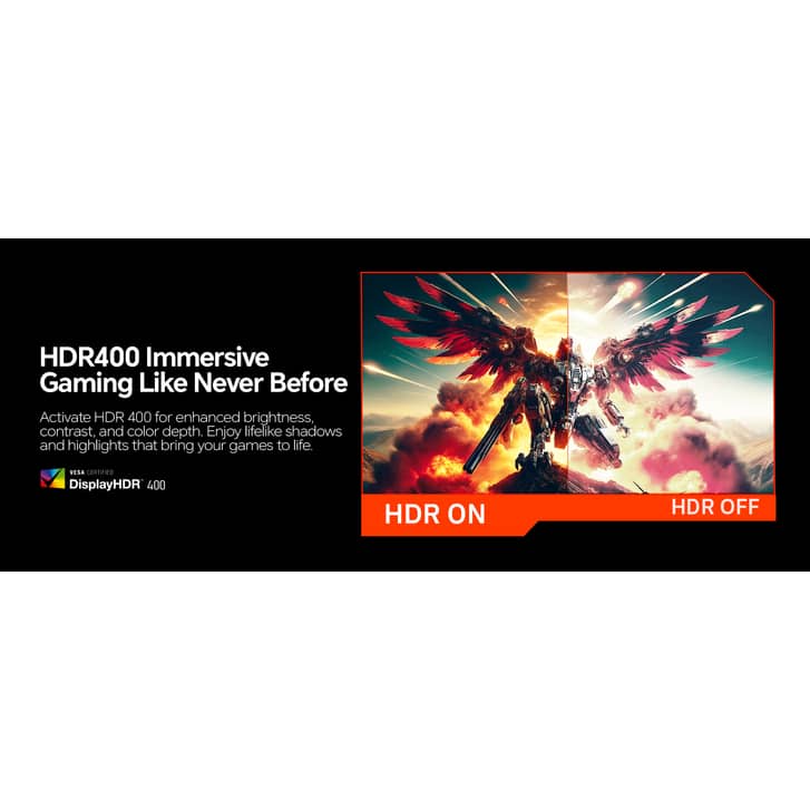 KOORUI Adaptive Sync HDR400 Widescreen Gaming Monitor — view 7