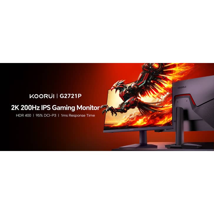 KOORUI Adaptive Sync HDR400 Widescreen Gaming Monitor — view 9