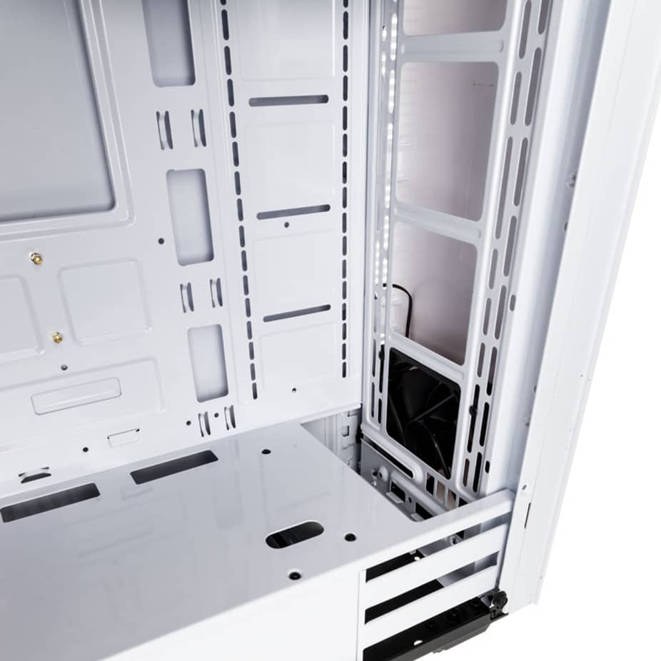 Kolink Stronghold Midi Tower Gaming Case - White Tempered Glass Side Window — view 4