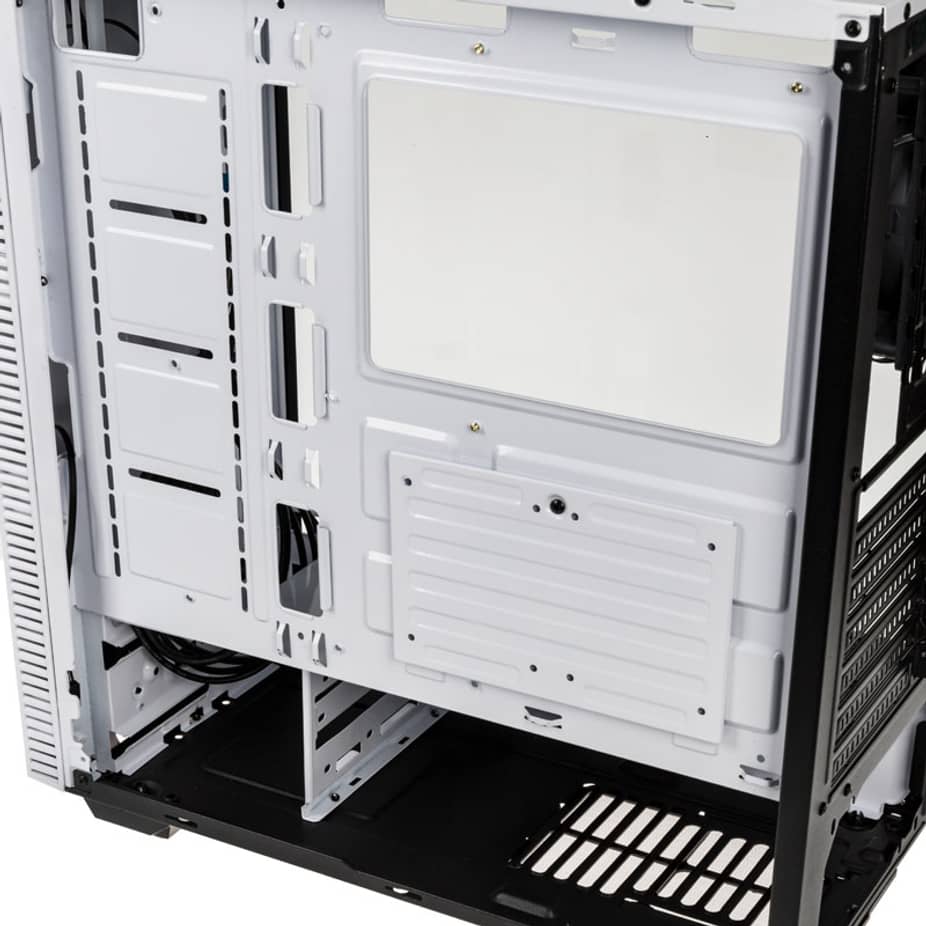 Kolink Stronghold Midi Tower Gaming Case - White Tempered Glass Side Window — view 10