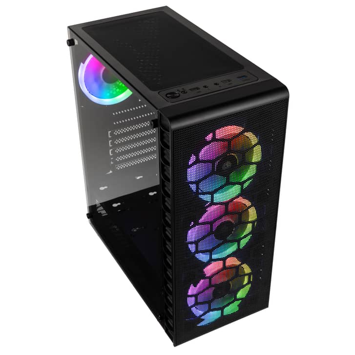 Kolink Observatory Lite Mesh ARGB Midi Tower Gaming Case  — view 2
