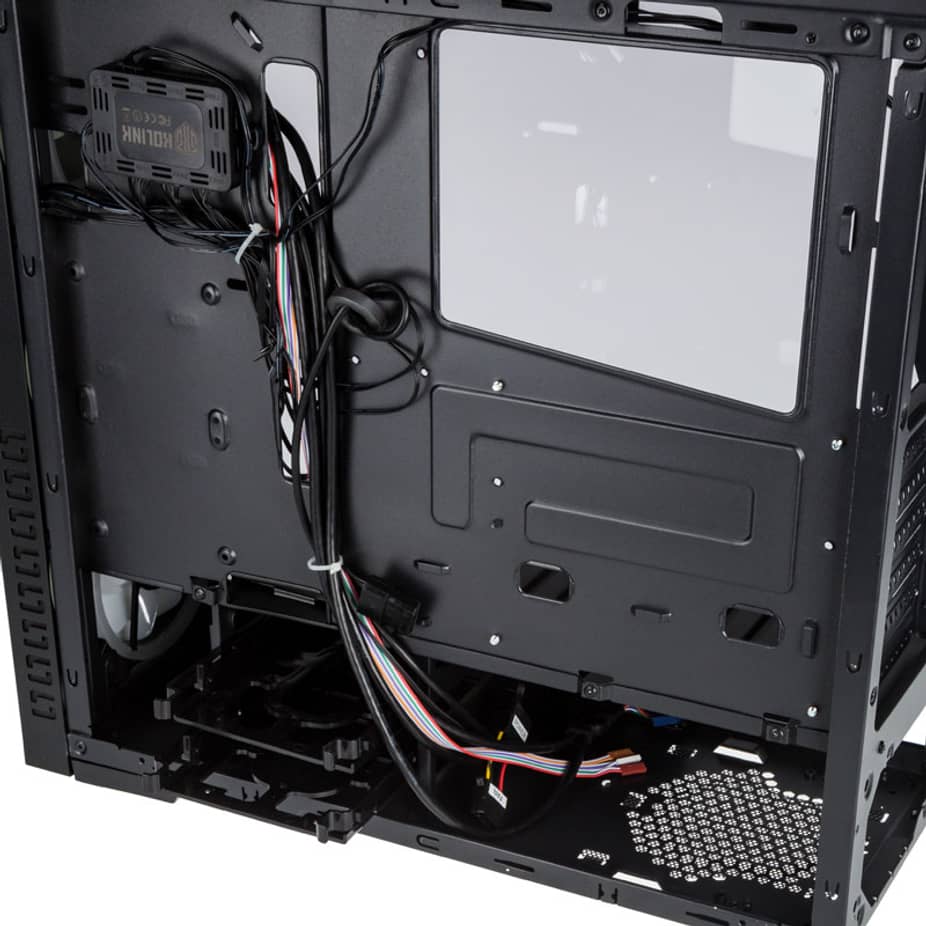 Kolink   Horizon Midi Tower RGB Gaming Case - Black Tempered Glass — view 2