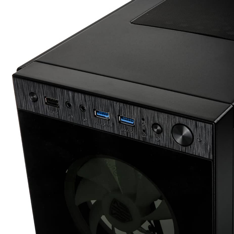 Kolink   Horizon Midi Tower RGB Gaming Case - Black Tempered Glass — view 4