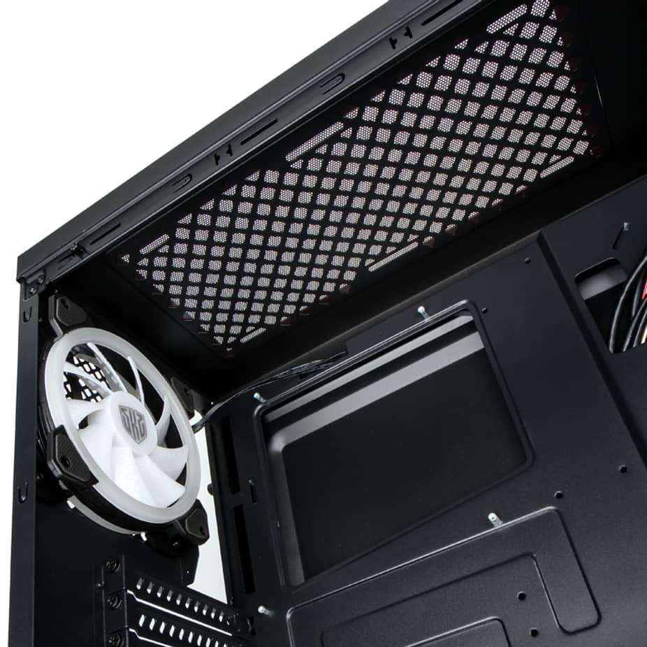 Kolink   Horizon Midi Tower RGB Gaming Case - Black Tempered Glass — view 8