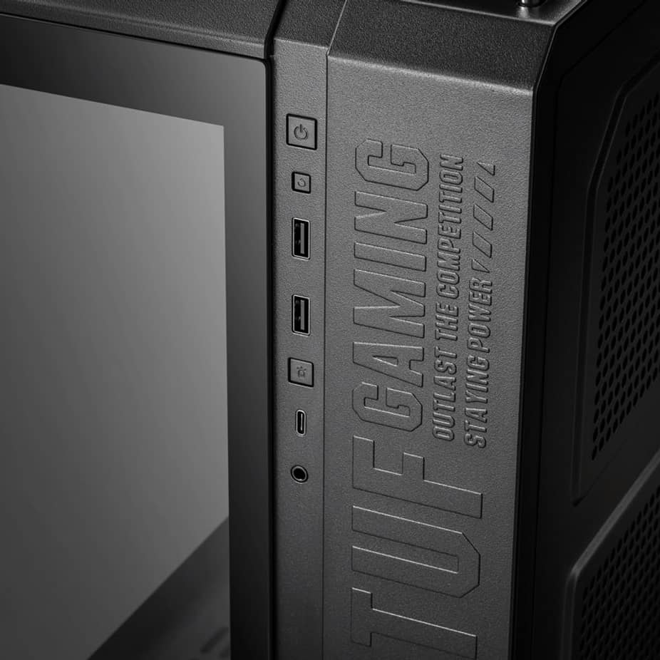 Asus TUF Gaming GT502 PLUS Midi Tower Black — view 8