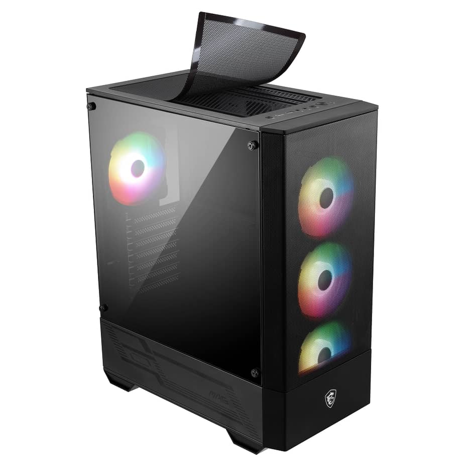 MSI MAG FORGE 112R Mid Tower Gaming Case - Black  — view 5