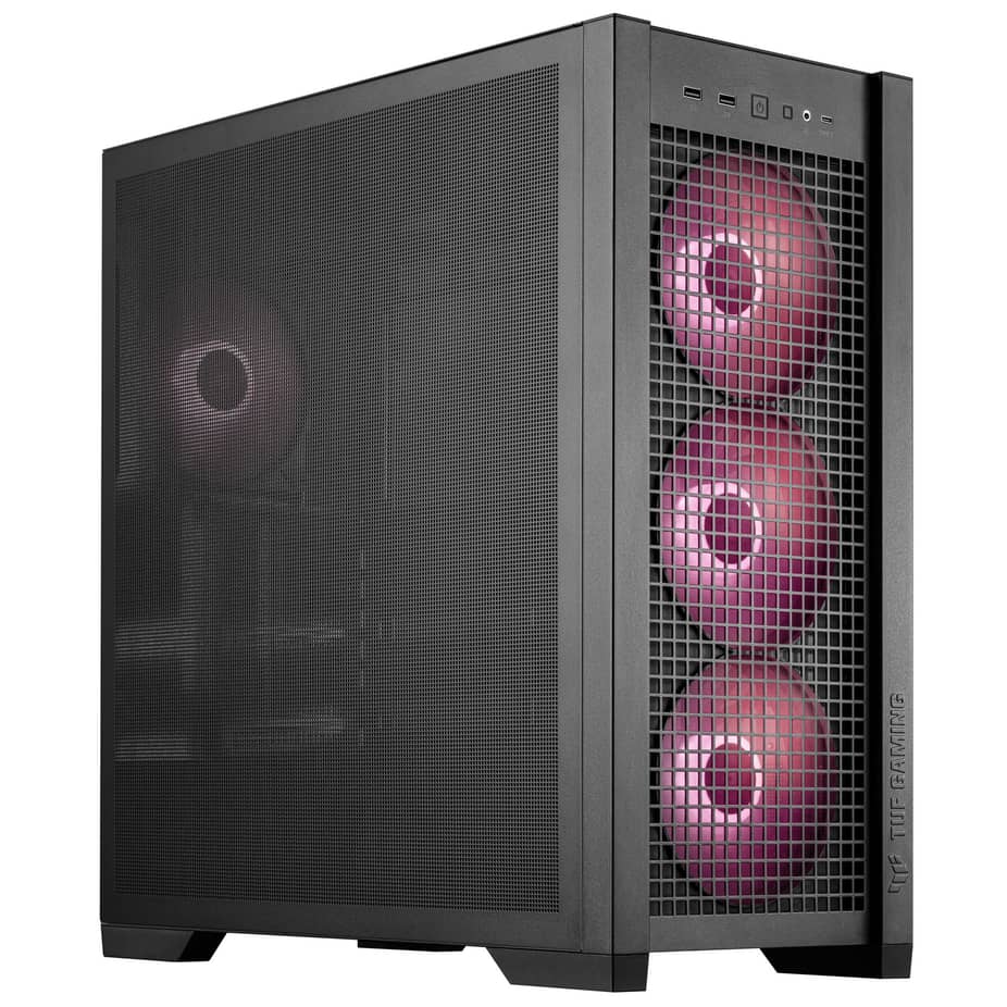 Asus TUF Gaming GT302 TG ARGB Case - Black