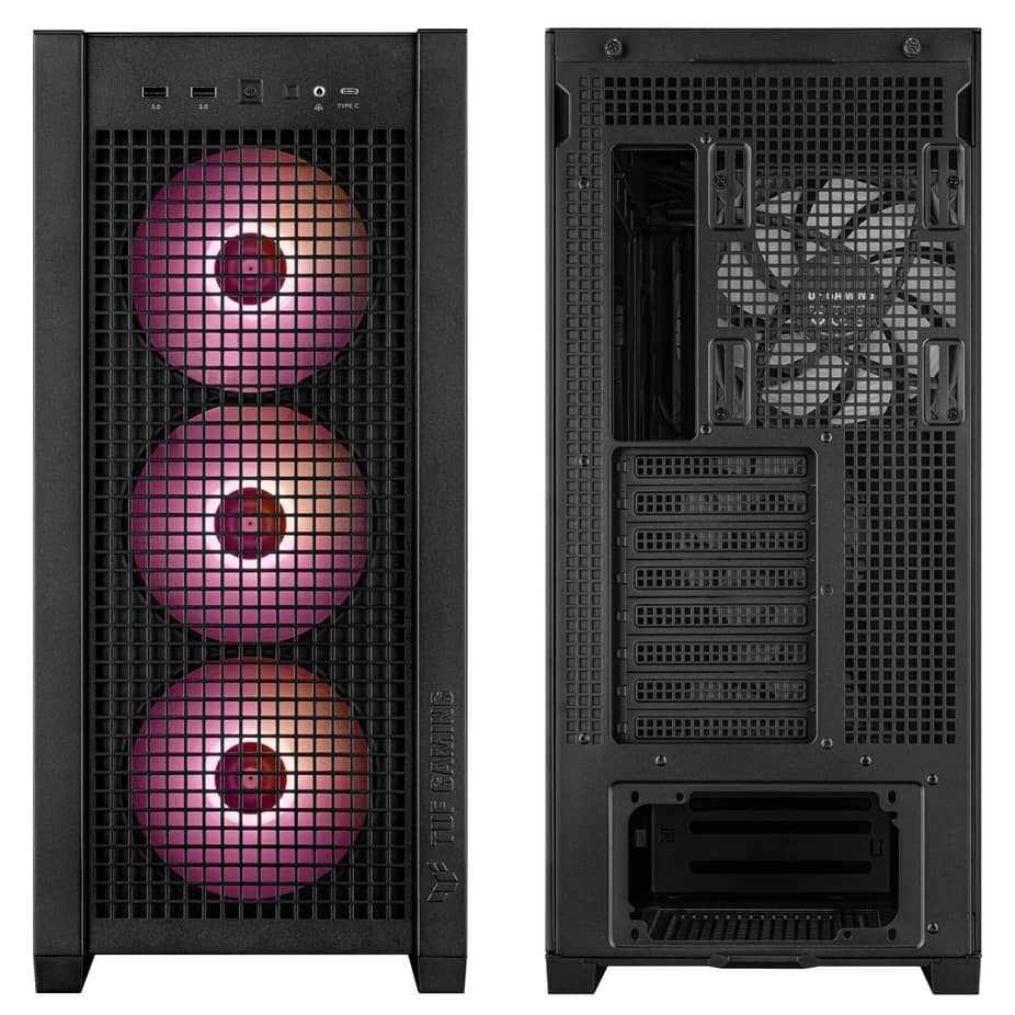 Asus  TUF Gaming GT302 TG ARGB Case - Black — view 6