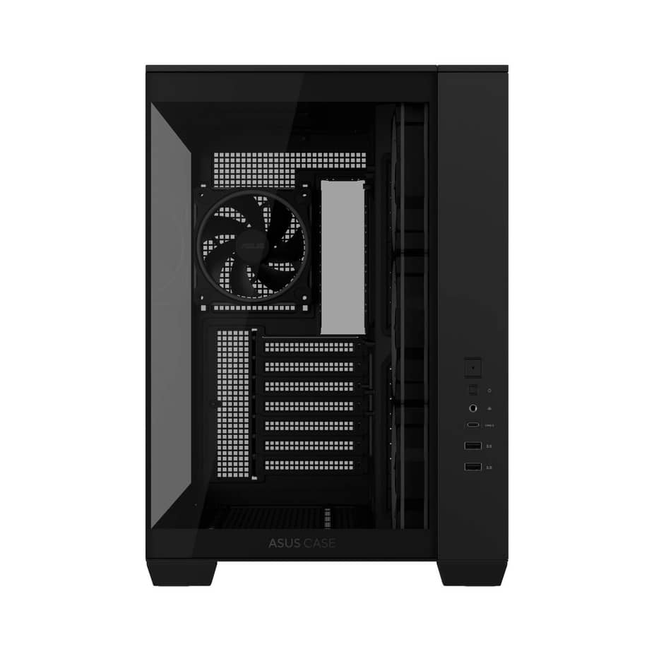   Asus  A32 Plus ARGB Dual-Chamber Gaming Case - Black — view 2
