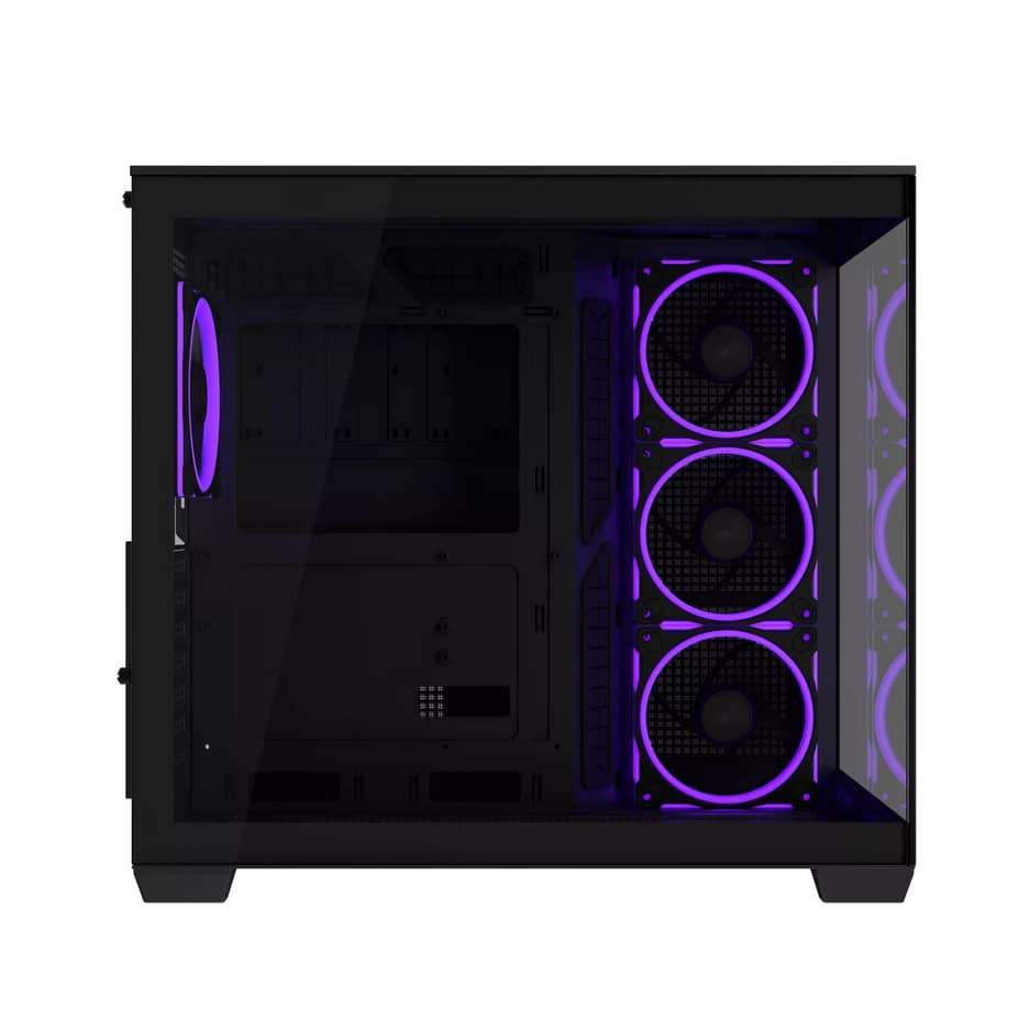   Asus  A32 Plus ARGB Dual-Chamber Gaming Case - Black — view 4