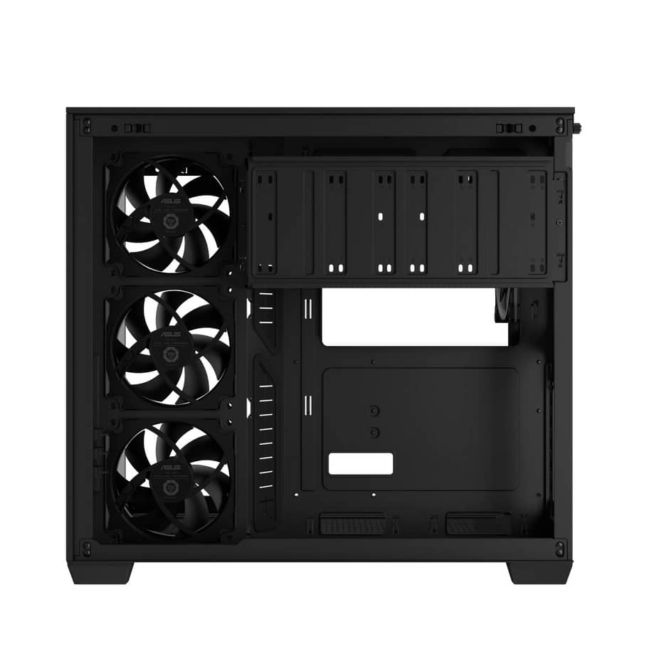   Asus  A32 Plus ARGB Dual-Chamber Gaming Case - Black — view 6