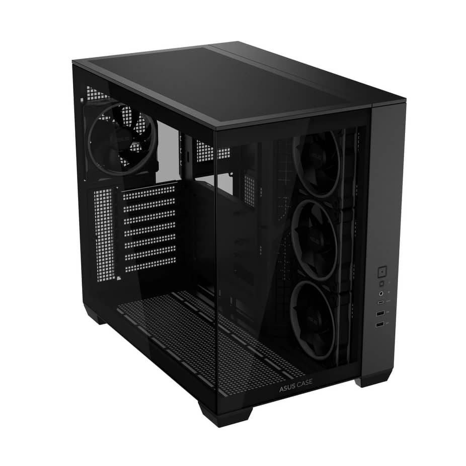   Asus  A32 Plus ARGB Dual-Chamber Gaming Case - Black — view 5
