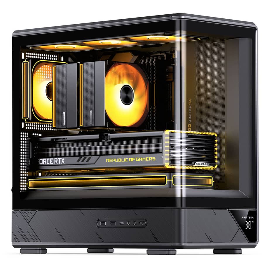 Jonsbo   D200 Midi-Tower mATX Gaming Case - Black — view 7