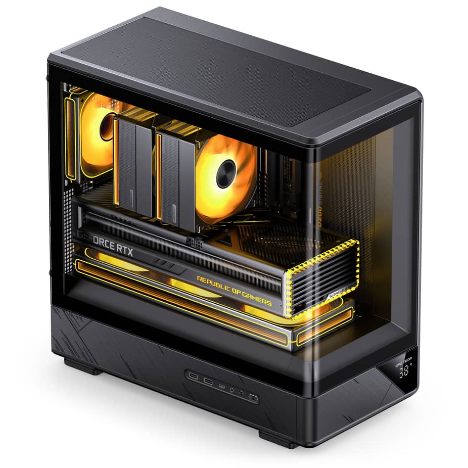 Jonsbo   D200 Midi-Tower mATX Gaming Case - Black — view 11
