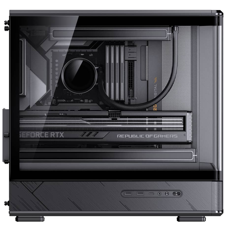 Jonsbo   D200 Midi-Tower mATX Gaming Case - Black — view 12