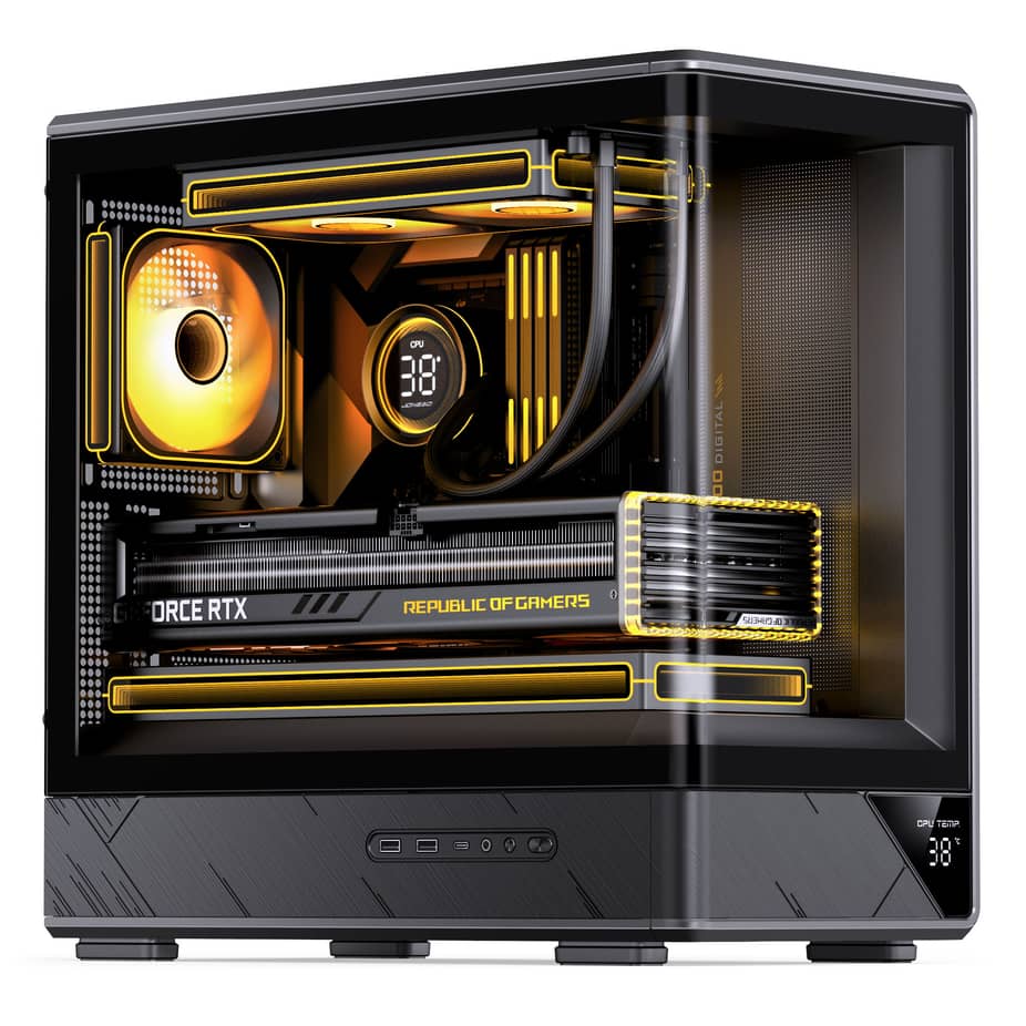 Jonsbo   D200 Midi-Tower mATX Gaming Case - Black — view 18
