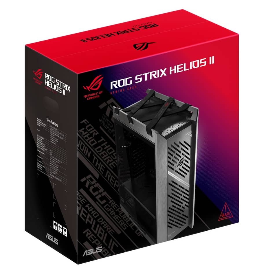 ASUS  ROG STRIX Helios II GX601S Gaming Case - Black — view 3