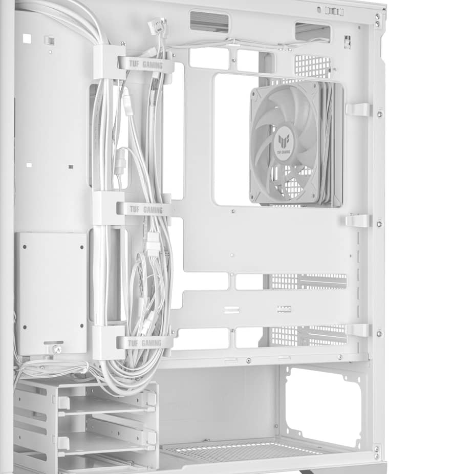 Asus  TUF Gaming GT302 TG ARGB Case - White — view 2
