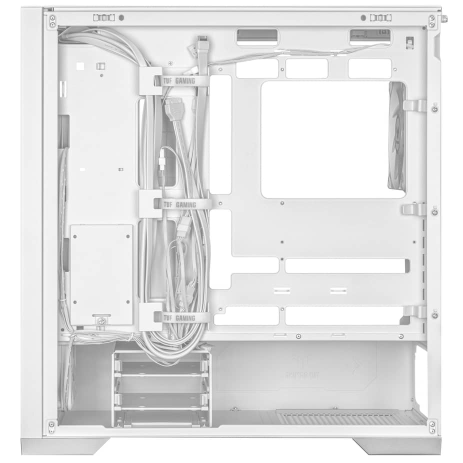 Asus  TUF Gaming GT302 TG ARGB Case - White — view 3