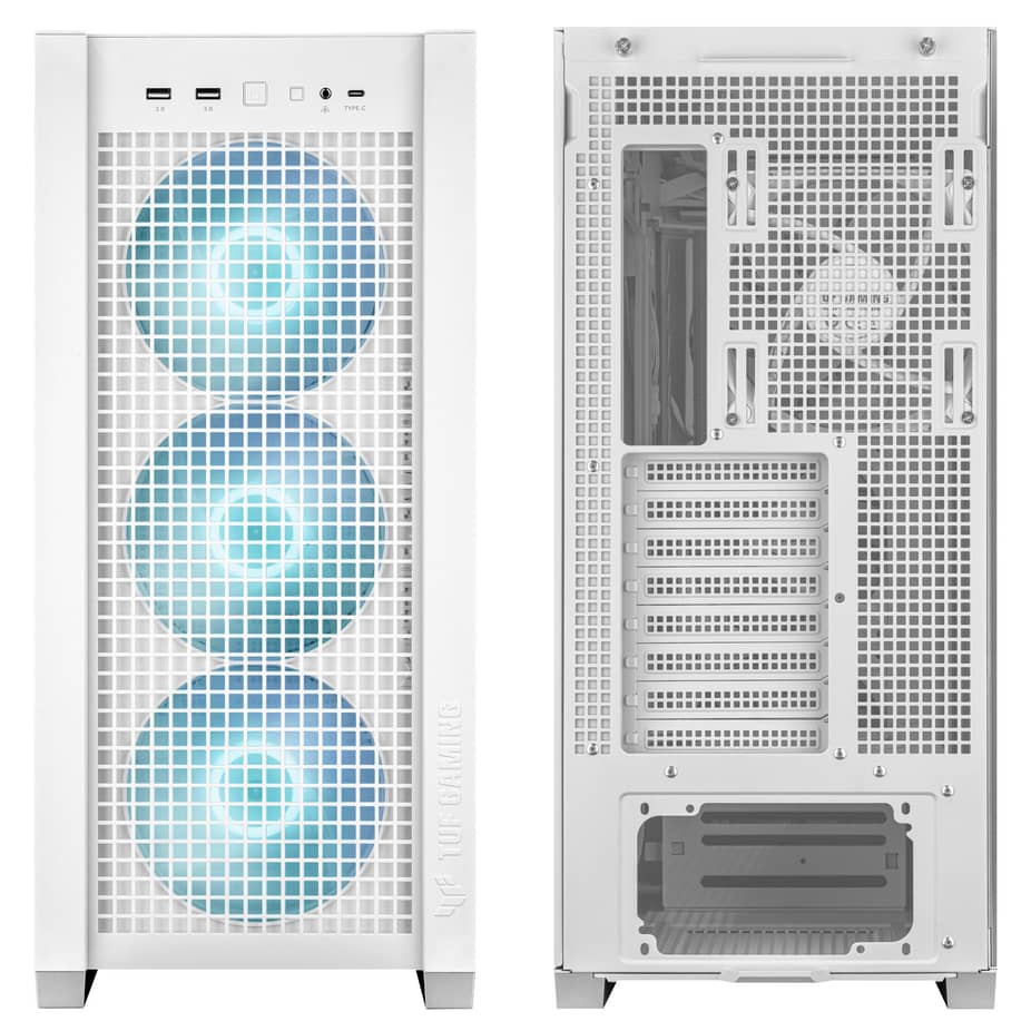 Asus  TUF Gaming GT302 TG ARGB Case - White — view 6
