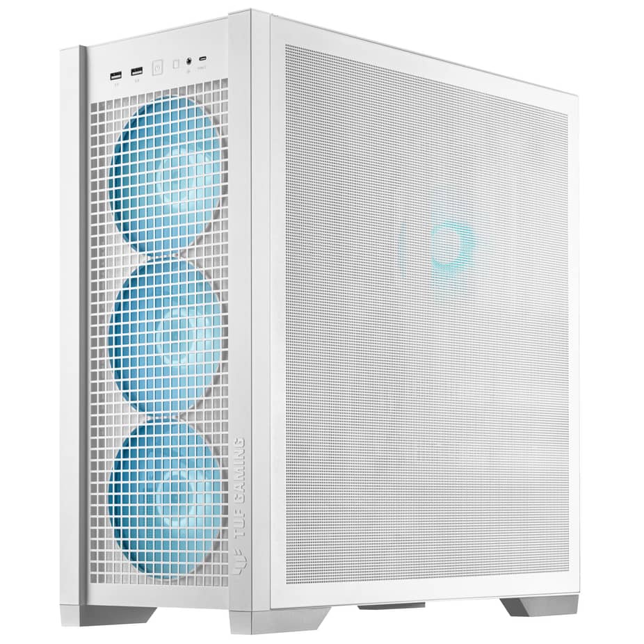 Asus  TUF Gaming GT302 TG ARGB Case - White — view 9