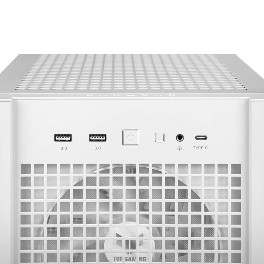 Asus  TUF Gaming GT302 TG ARGB Case - White — view 10
