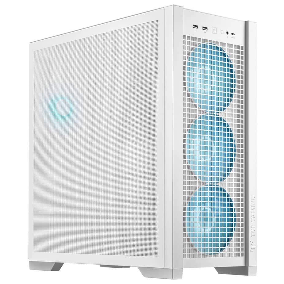 Asus  TUF Gaming GT302 TG ARGB Case - White — view 11