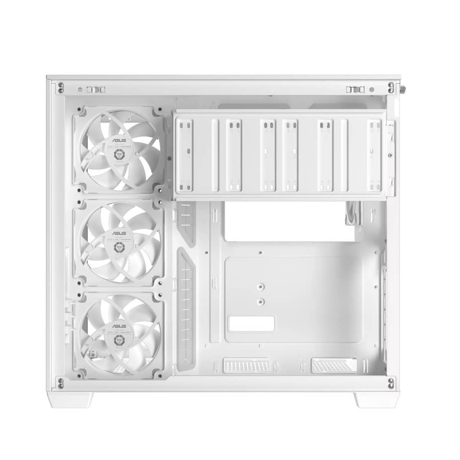 Asus A32 Plus ARGB Dual-Chamber Gaming Case - White