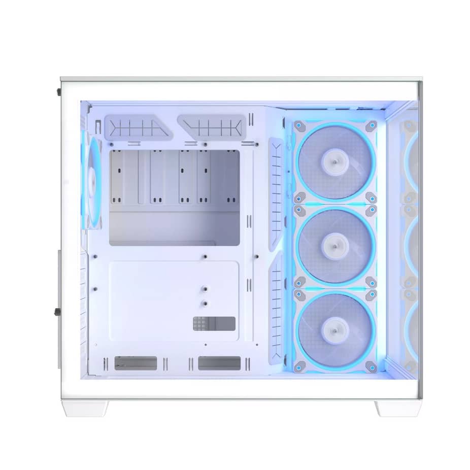Asus A32 Plus ARGB Dual-Chamber Gaming Case - White — view 8