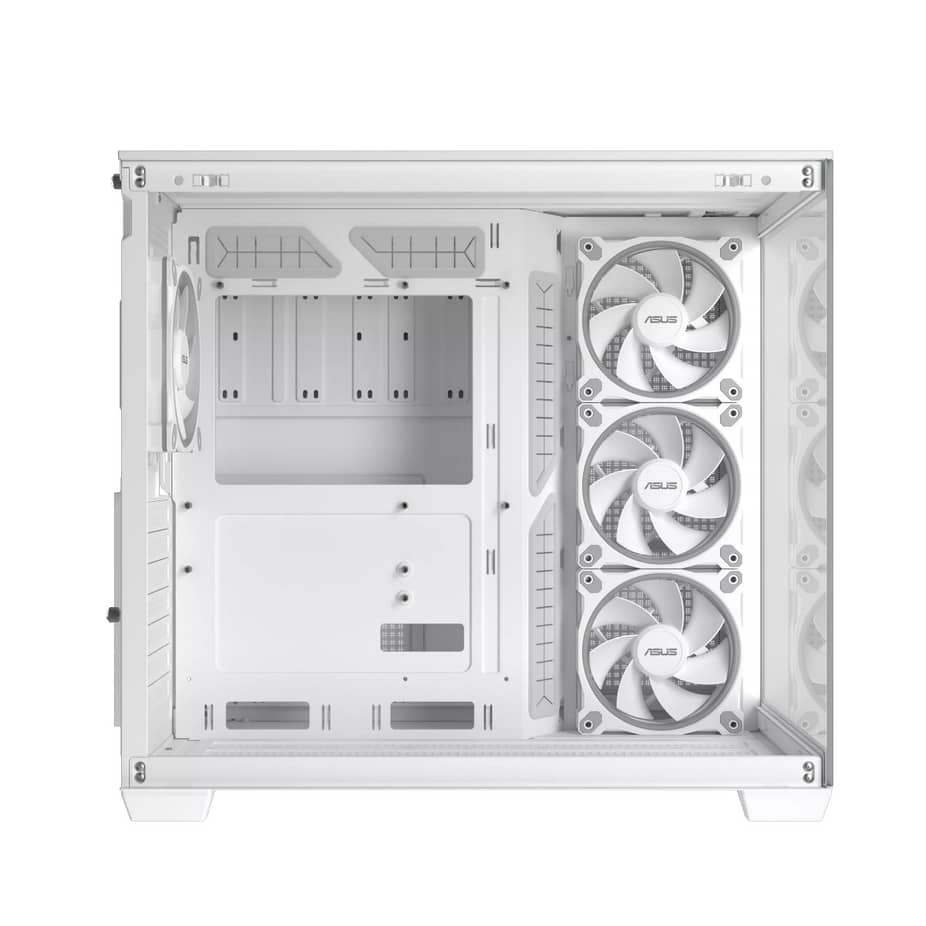 Asus A32 Plus ARGB Dual-Chamber Gaming Case - White — view 10