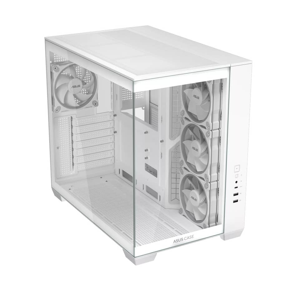 Asus A32 Plus ARGB Dual-Chamber Gaming Case - White — view 15
