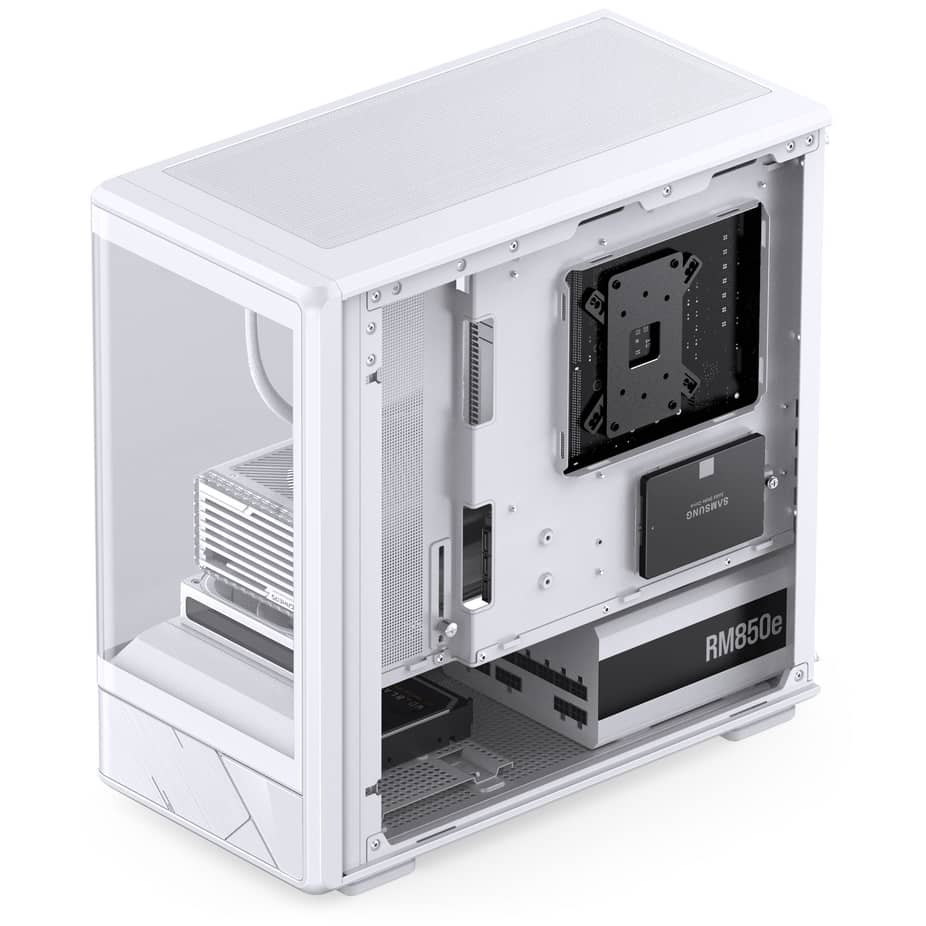 Jonsbo D200 Midi-Tower mATX Gaming Case - White — view 12