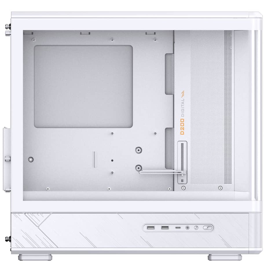 Jonsbo D200 Midi-Tower mATX Gaming Case - White — view 18