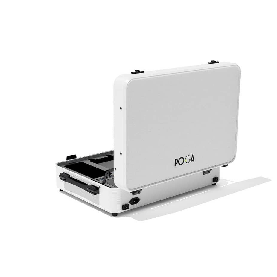 Indi Gaming   POGA Pro White Portable Console Case with Monitor - PS4 Slim UK — view 3