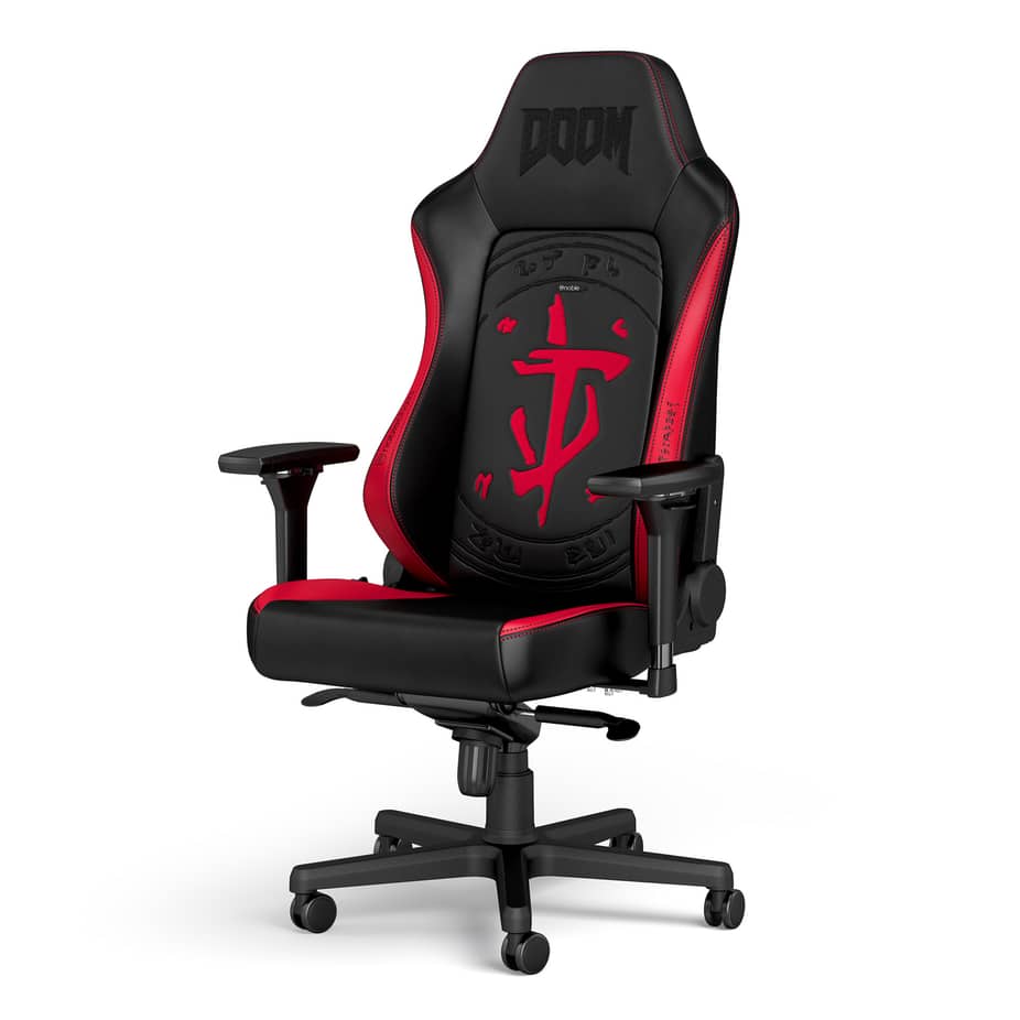 noblechairs HERO Gaming Chair - DOOM Edition - Black/Red — view 2