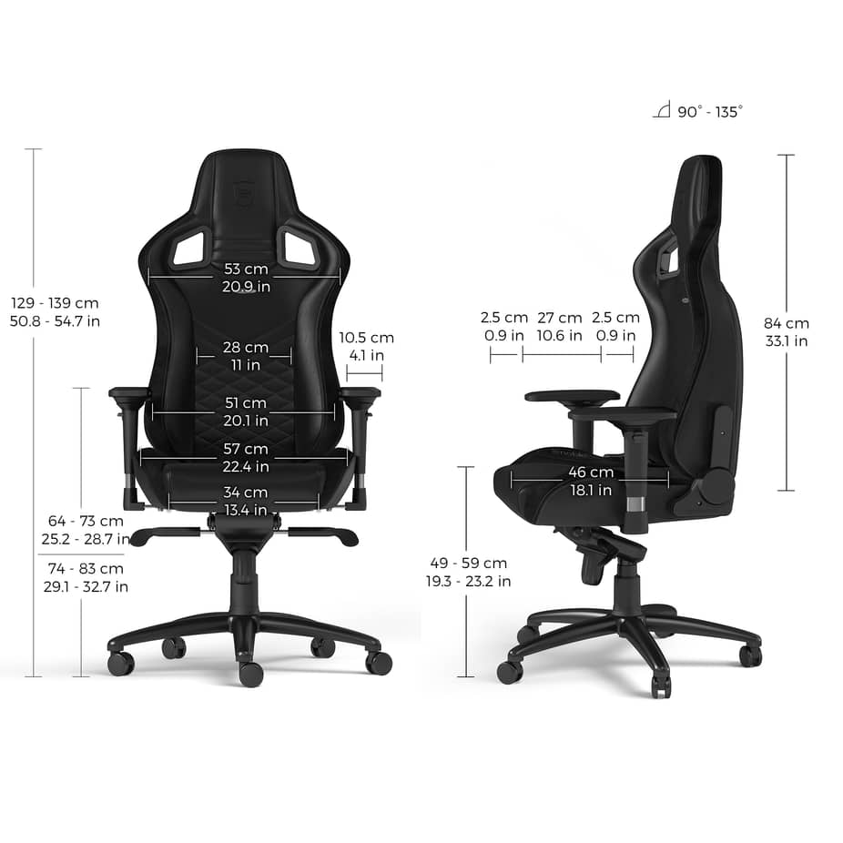 noblechairs  EPIC Gaming Chair - Black — view 3